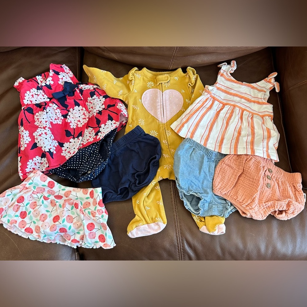 🦋Bundle of 7 Baby Girl Clothes